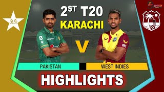 PAK vs WI 2nd T20 HIGHLIGHTS 2021 | PAKISTAN vs WEST INDIES 2nd T20 MATCH HIGHLIGHTS 2021 #PAKvWI