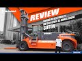 REVIEW FORKLIFT DENGAN KAPASITAS BEBAN 30 TON BOMAC FORKLIFT RDF300