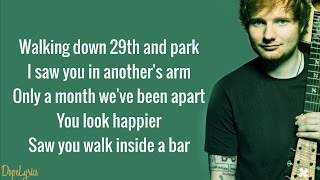 Ed Sheeran - Happier (Lyrics/Cover)