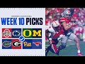 Picks for EVERY Top 25 game in College Football [Full Week 10 Predictions]