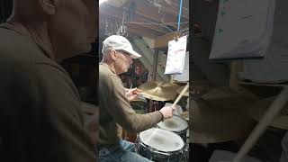 #groovedrumming#drums Dbl bass version P84 #5 RH G4 bpm  131. Thanks for the rain.