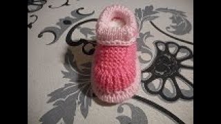 Tuto Tricot Chaussons Bebe