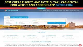 WHICH TRAVEL SITE TO USE TO BOOK FLIGHTS AND HOTEL BEST WEBSITE AND APP FOR CHEAP FLIGHTS AND HOTELS