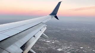 Delta Boeing 737-900ER Landing into Detroit (DTW)