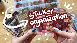 How I Organize my Stickers \u0026 Stationery Supplies ✨