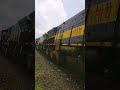 wdg and wdg 4d engine starting up amazing sound of goods locomotives indian railways goods train