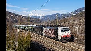 Faszination Brennerbahn - TX Leitwolf, ÖBB Vectron, Lokomotion in den verschneiten Alpen - Teil 2