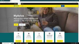 how to create Aviva account