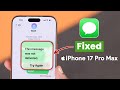 Message Not Delivered on iPhone 17 Pro Max? - How to Fix!