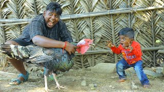 திருட்டு வான் கோழி வேட்டை குட்டிபுலியுடன்|Turkey Hen Hunting And Cooking With Kutti puli|VFS|SUPPU