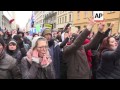 right wing demo in berlin calls on merkel to go