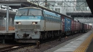 3091レ　EF66-108牽引貨物列車　枇杷島駅通過