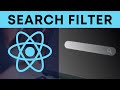 Search Filter in React JS with Search Bar in React Example