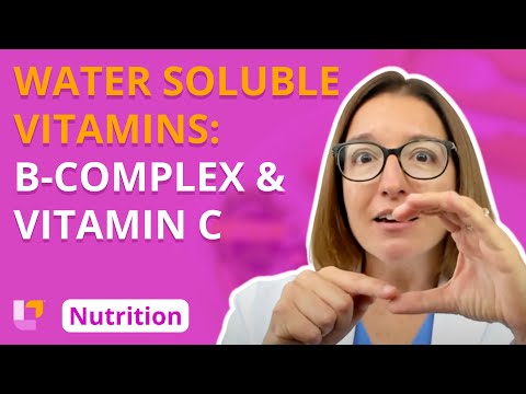 Water Soluble Vitamins: B-complex Vitamins, Vitamin C - Nutrition ...