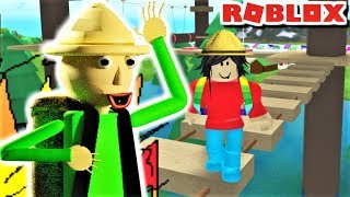 Bow Down To Giant King Baldi The Weird Side Of Roblox Baldi S - escape summer camping trip with baldi