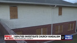 Deputies investigate vandalism at church in Spartanburg County