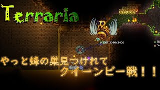 【Terraria】やっと見つけた蜂の巣...！クイーンビー会いたかった\