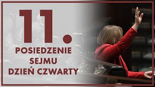 11. posiedzenie Sejmu - dzień czwarty [ZAPIS TRANSMISJI]