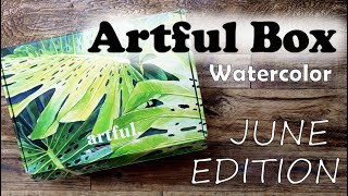 Watercolor Subscription Box by Artful | June 21 Edition