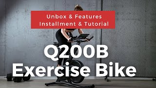 #UNBOXING OVICX Q200B Exercise Bike & Features #spinbike #workout #indoorcycling Workout