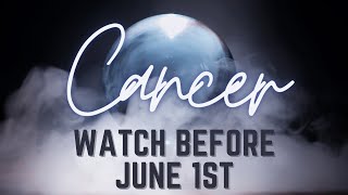 ⚠️ Important Cancer Tarot Reading ♋️ What You Must Know Before June 1st Cancer‼️