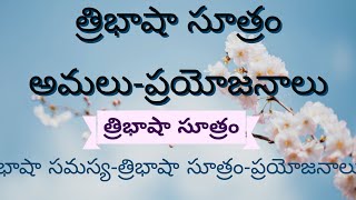 త్రిభాషా సూత్రం|| ప్రయోజనాలు||