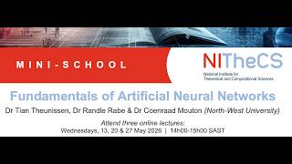 2026-05 NITheCS Mini-school:'Fundamentals of Artificial Neural Networks' - Lecture 1