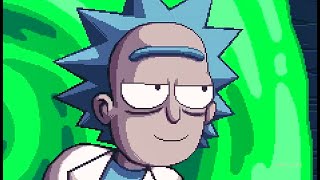 rick and morty pixel