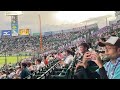 甲子園　大社 vs 創成館　大社高校同点スクイズシーン　　大社応援