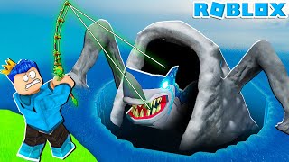 KITA MANCING DI DALAM LUBANG PURBA SEA EATER DAN MEGALODON MITOS SUKU PULU-PULU DI ROBLOX!!