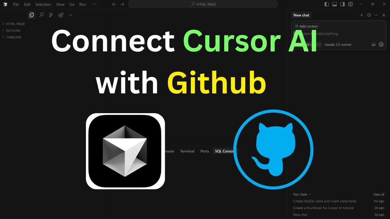 How To Connect Github To Cursor Ai Code Editor Step By Step Youtube