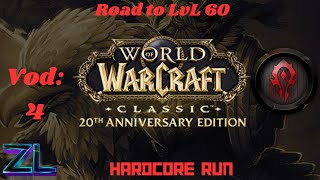 FIRST TIME | ROAD TO 60 [WOW CLASSIC] HARDCORE | HORDE | ROGUE| TROLL | DOOMHOWL | Level 16