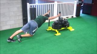 SPU Athlete File - Nick Granata, Sled Push, 505lbs