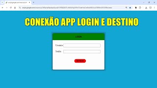 Planilhas Google | Conexão Entre Página Web (App) de Login e Destino | Google Apps Script