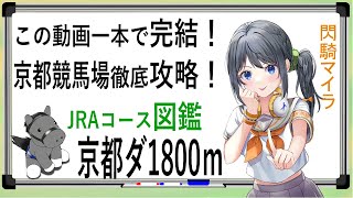 【競馬徹底攻略】京都ダート1800ｍ 閃騎マイラ競馬場コース図鑑【 #京都競馬場  #みやこS　#競馬vtuber  】この動画一本で京都ダート1800ｍ完全攻略！