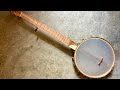 #1027- Walnut and Pistachio Five String Banjo