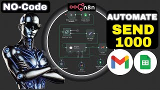How To Automate 1000 Email Sending in n8n No-Code