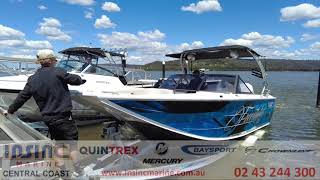 Quintrex 630 Freestyler powered by a Mercury 200hp V6 DTS Cold Fusion water test