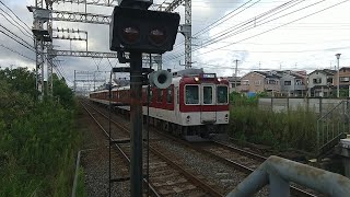 近鉄8600系X71編成の普通大和西大寺行き 山田川駅