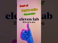 how to use eleven labs ai | eleven labs voice cloning