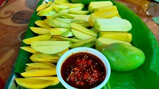 How to make fish sauce and palm suger eat with mango(របៀបធ្វើទឹកត្រីស្ករស្វាយខ្ចី ឬទឹកត្រីការាកេត).