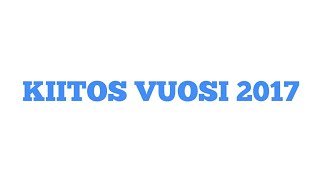 Kiitos vuosi 2017