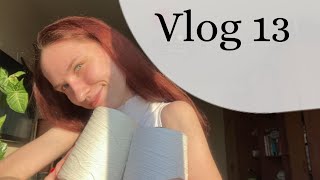 Vlog 13/ насыщенный июнь 😎поездка в Москву 💕крашу пряжу 💖распаковки 😊