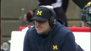 Sad Michigan Fan Compilation from Ohio State 62-39 blowout win vs. Michigan // Sad Jim Harbaugh too