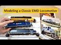 Modeling a Classic HO Scale EMD-SD38AC (BC Hydro) SRY Rail Link Locomotive | Boomer Diorama ~ # 259