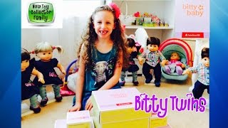 Unboxing American Girl Bitty Baby Bitty Twins Baby Doll Accessories!