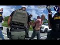 The full sequence of Ryan Routh's arrest recorded in first person by the Police