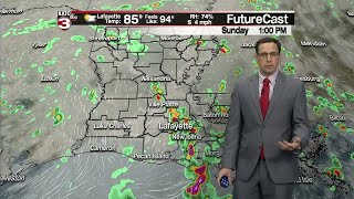 Eric's Saturday 6pm Weather Forecast