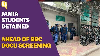 Hours Before BBC Modi Documentary Screening, Jamia Students Detained | The Quint