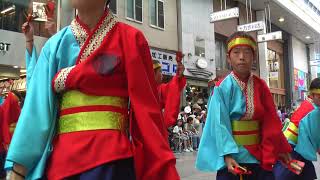 帯屋町筋ジュニア隊　2018年8月11日　高知よさこい　＠帯屋町演舞場